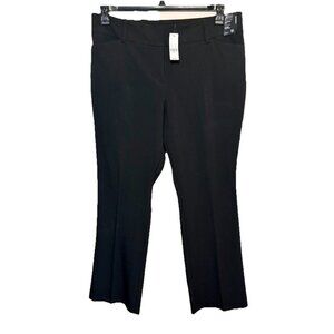 7th Avenue Design Studio NY & Company Womens Size 18 Black Barely Bootcut Pants